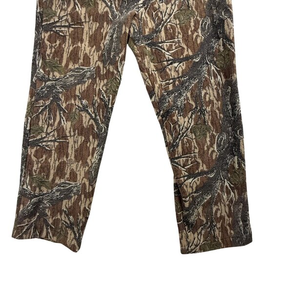 Vintage Cabelas Whitetail Pants Mens XL Camouflage Fleece Hunting USA Union Made - Picture 13 of 16